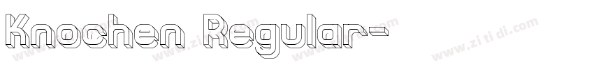 Knochen Regular字体转换